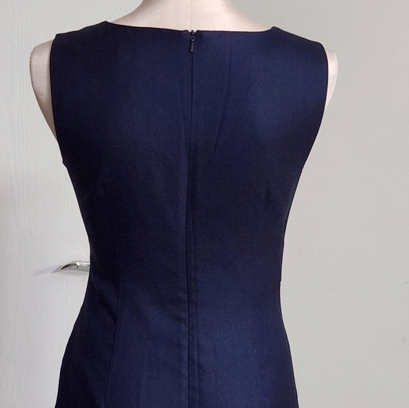 MaxMara Arley Side Pleat Wool Blend Dress - Picture 8 of 12